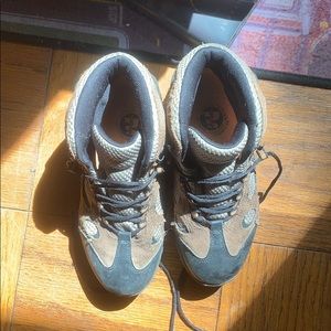 Boys Brown and Black Merrill Hiking Boots